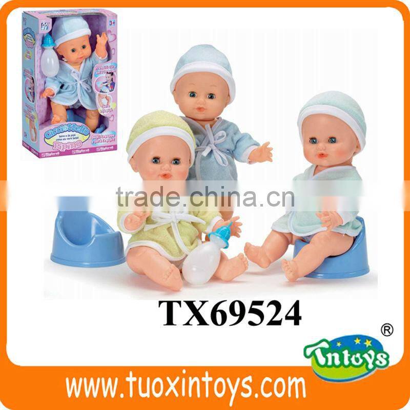 TX69531 kids baby folding handcart with doll toy