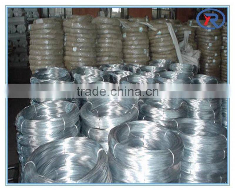China supplier electro or hot dipped galvanized iron wire 22#