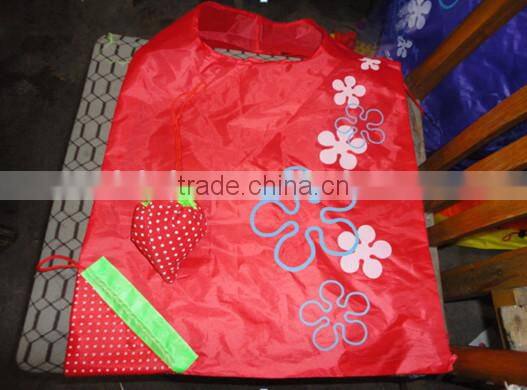 china wholesale polyester recycled folding drawstring tote bag made in china