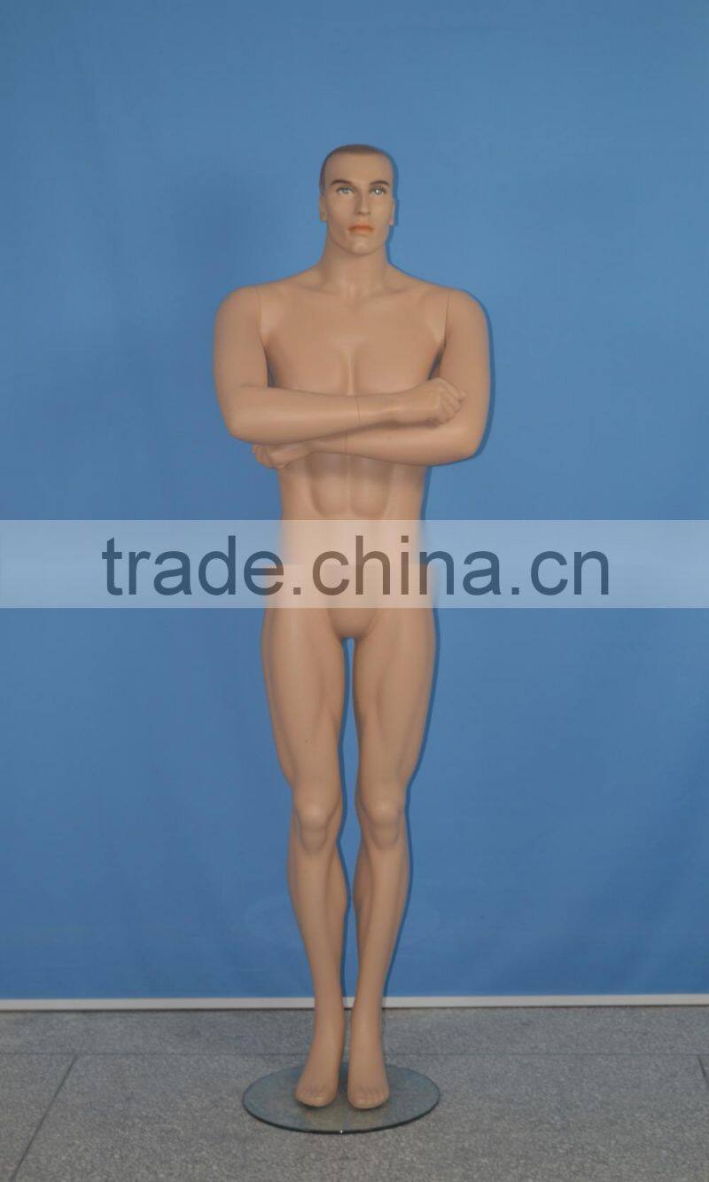 lifelike fashion sports display modern male mannequin,jacket display modern male mannequin