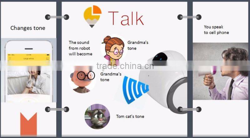 Factory Price WIFI Charge Voice Intercom Home Monitoring Real Care Baby Robot