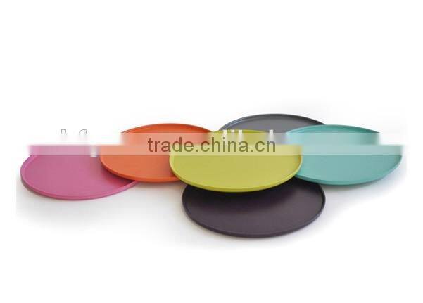The factory hot selling natural bamboo fiber plates and dishes