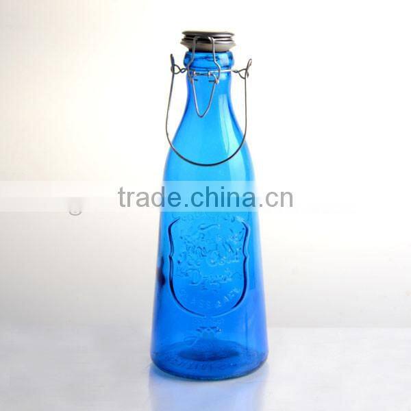 glass bottle with cflip lid