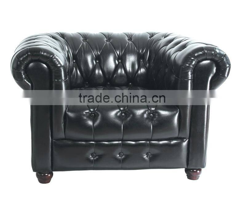 antique leather button modern royal sofa (EOE brand)