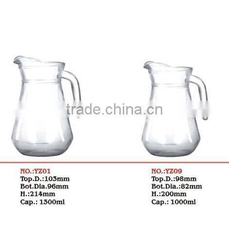 Hotel or home glass ice bucket