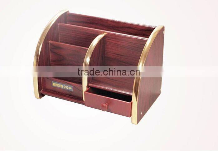 High quality handmade Multi-functional wooden pen container