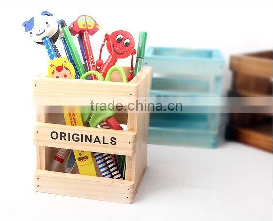 Wholesale high quality great process wooden pencil case