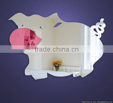 Animal Wall Sticker Acrylic Mirror