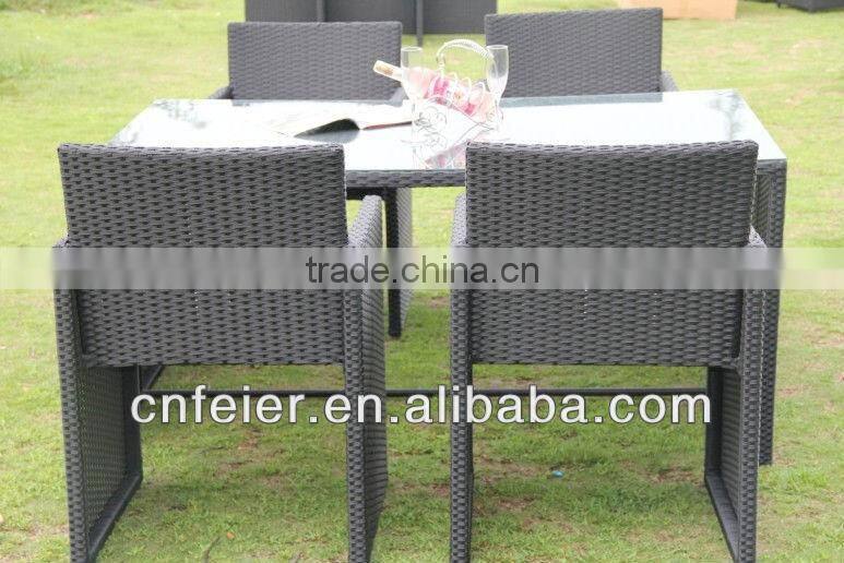 A6059CH Cheap Rattan Dining Set