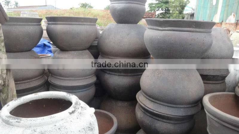 Big Old stone flower pots