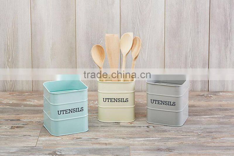 METAL Cream cutlery holder