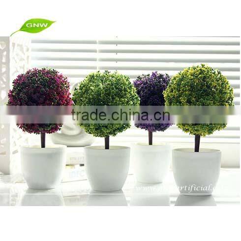 GP006 GNW mini plant artificial topiary grass ball for wedding Table decoration