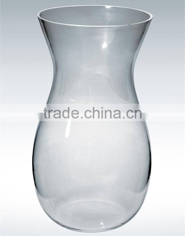 Manufacturer clear flower vase cylinder glass vase