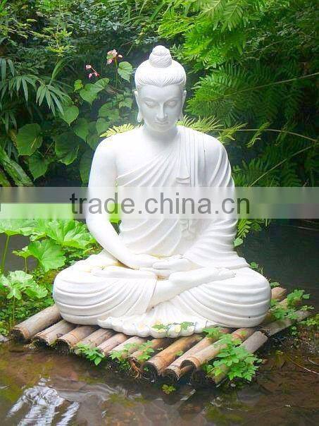 garden decor stone carving marble cute buddha statue