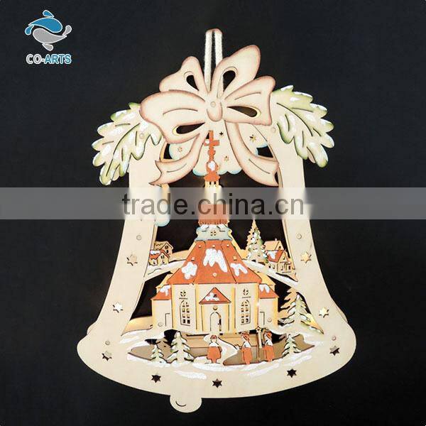 High quality vintage battery charge rustic wood crafts lighting