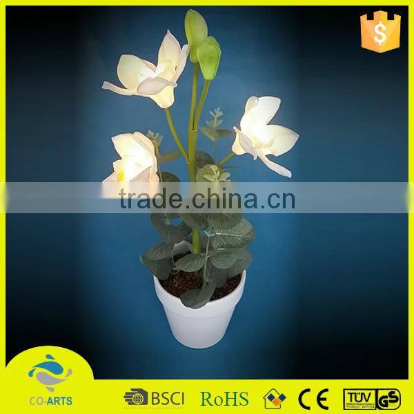 New arrival well sale high quality led snow flower vase light