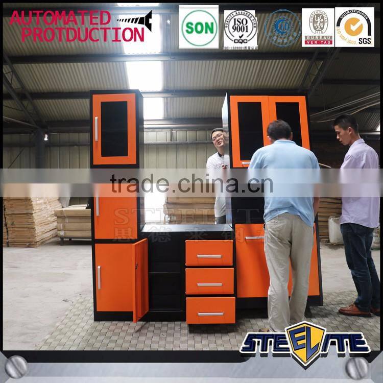Indonesia rust-proof metal kitchen storage cabinet
