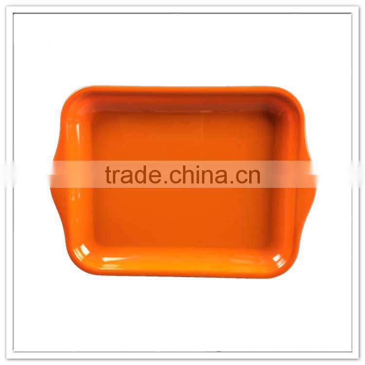 28*14cm Cheap price clear 11inch melamine tableware serving trays without printing