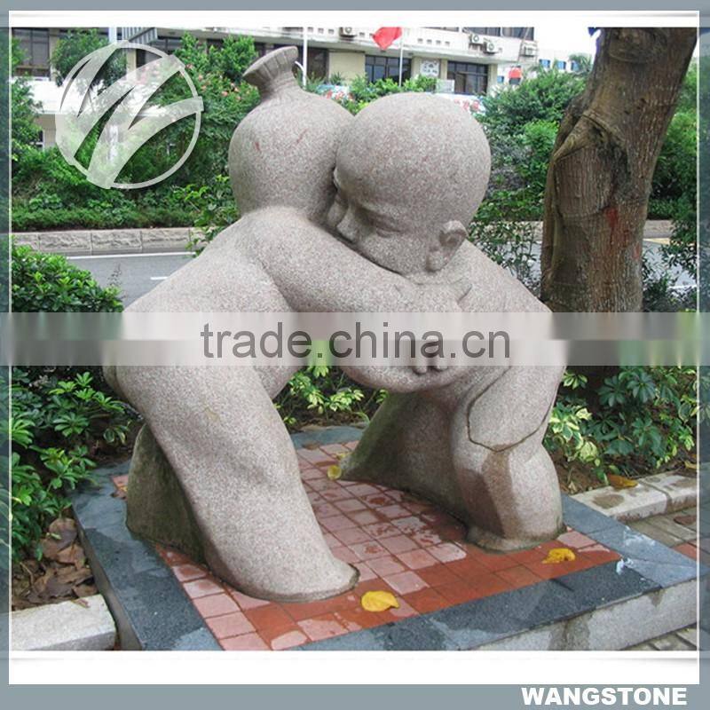 Chinese school art stone garden decorative statue