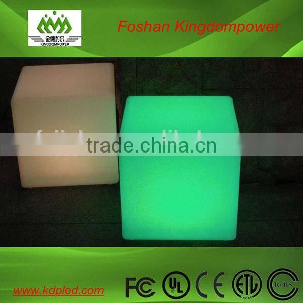 Rechargeable colorful LED illuminated illuminating chair