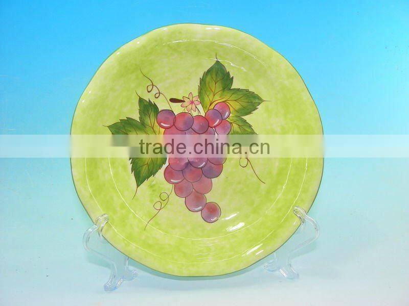 Christmas Oval ceramic plate