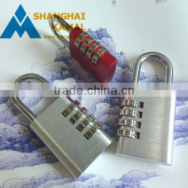 4 Dial Number Combination Padlock Lock Gym Lockers Sheds Toolboxes