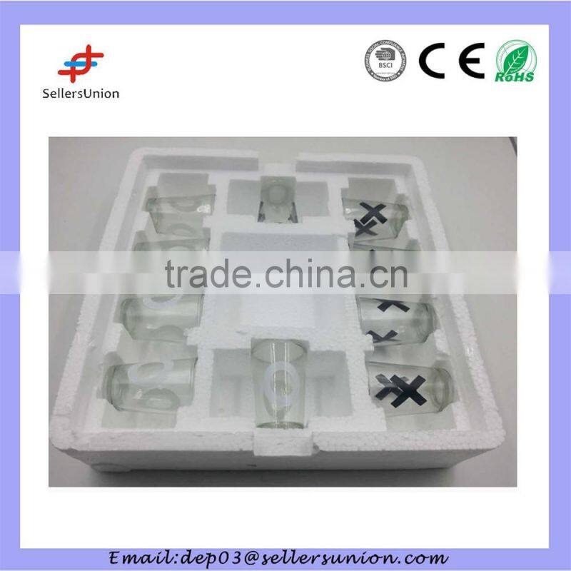 wine glass chess set with checkerboard