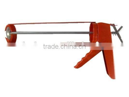 Heavy-duty red handle manual cartridge caulking guns