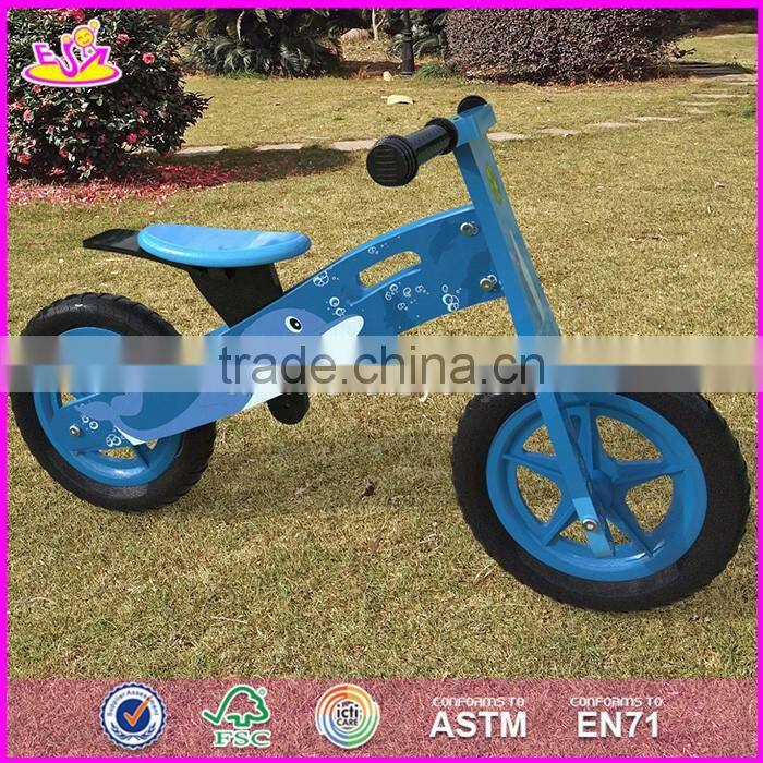 2017 New original work kids wooden balance bike made in china W16C171