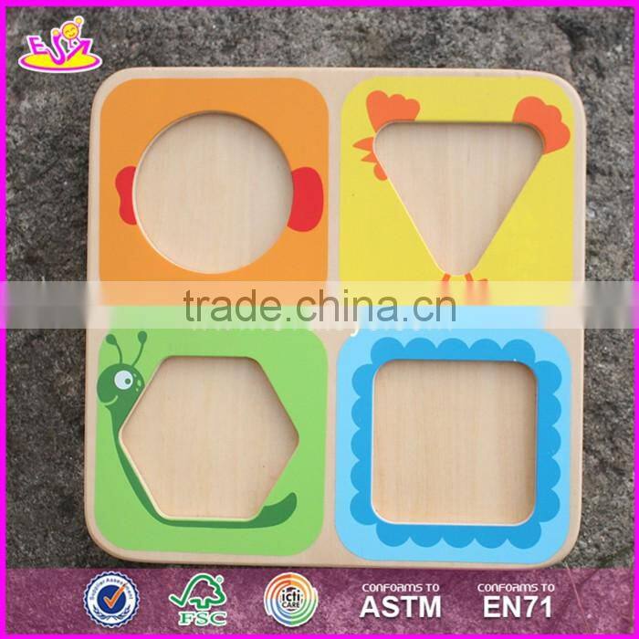 2017 Manufacturer of new kids animal toy wooden jigsaw puzzle maker W14D028