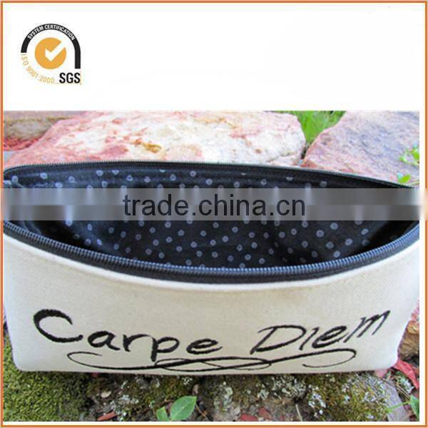 Tapir Snack Bag, Canvas Zipper Pouch,6"x3.3"x1.6" By Chiqun Donggaun CQ-H01052