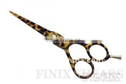 Zinc-Alloy Handled Customized Engraved Pattern Tattoo of Hair Scissors