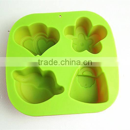 11037 Different Design Lips Shape Silicone Cake Mold