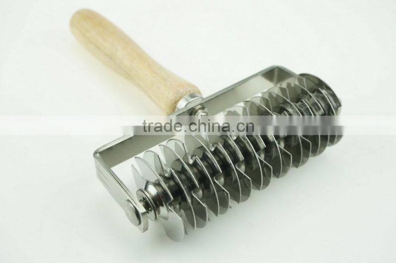 42082 Dough Bread Cookies Pie Cake Lattice Pastry Cutter Roller Kitchen Tool Craft New