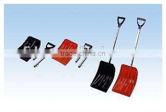 detachable aluminum metal handle car plastic snow shovel with long handle