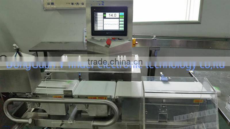 product line conveyor check weigher machine