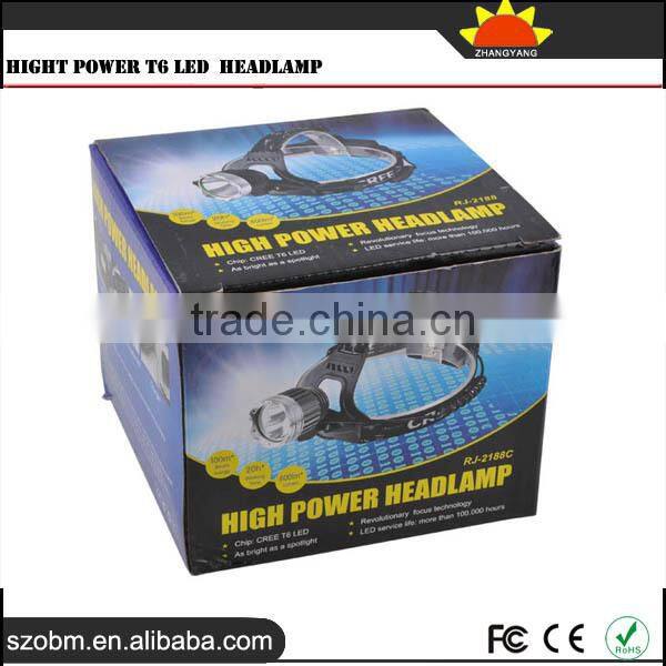 High Power Rechargeable T6 Bike Headlight Ultra Bright Led Headlamp Flashlight