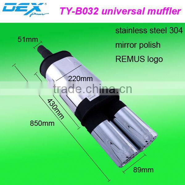 Racing car universal REMUS exhaust muffler tips
