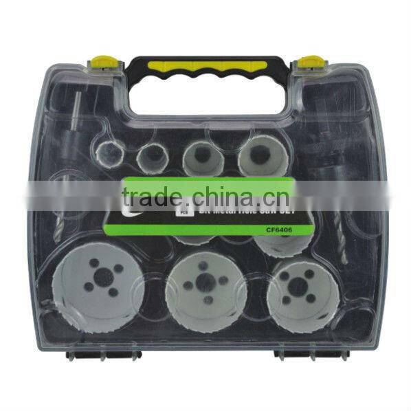 CF6406 9 pieces bi-metal concrete hole saw kit