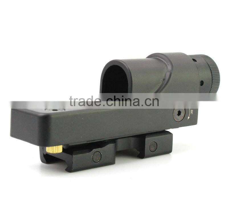 Tactical red dot sight with light sensor control switch