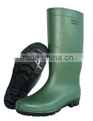 durable working pvc safety boots manufactuer
