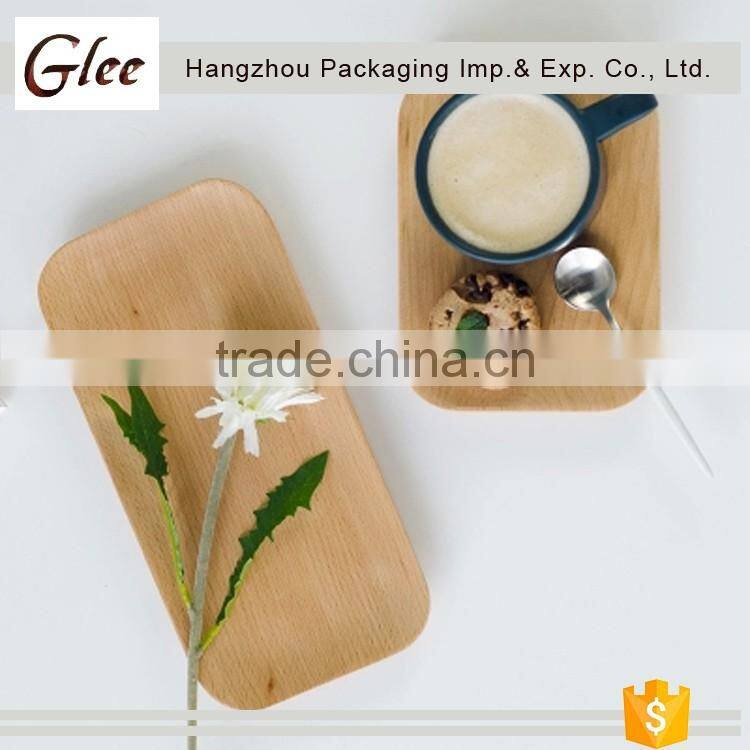 Elegant fashional trendy bamboo tray fruit/vegetables/snack