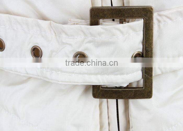 Utex Design Women Coats Women Long Winter White Coat Woman 2015