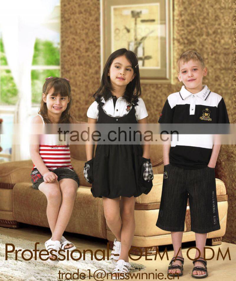 new design clothing set for boys and girls