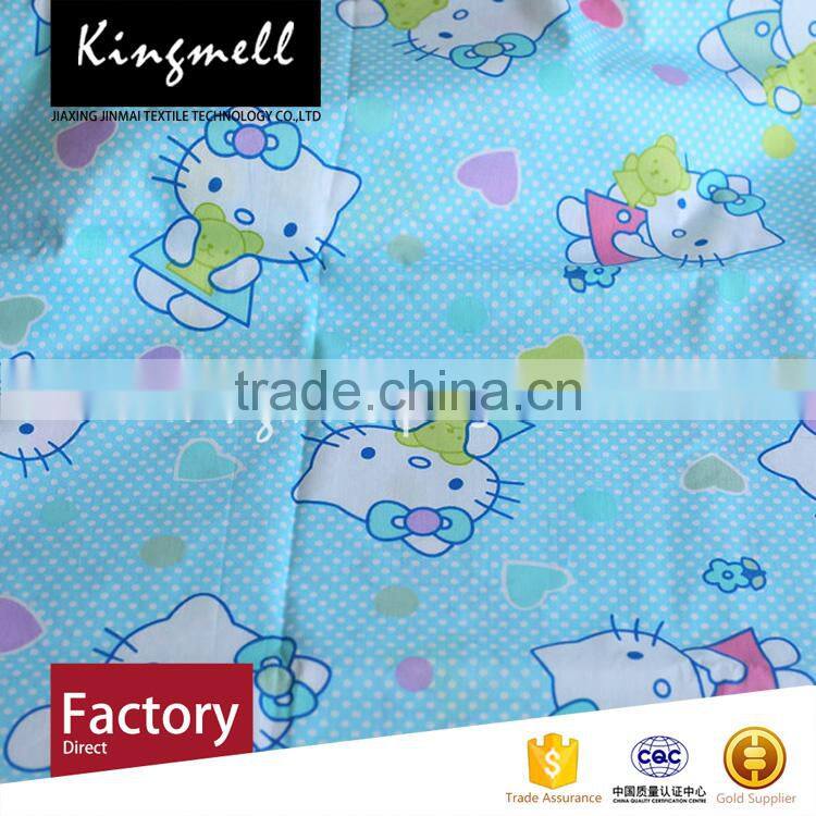 Custom digital printed 100% cotton fabric for bedding from wholesale suppliers