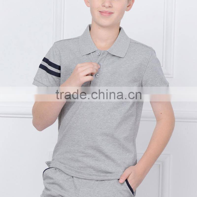 College installed 2017 New Summer Boys' OLY Sports short sleeved pieces of two