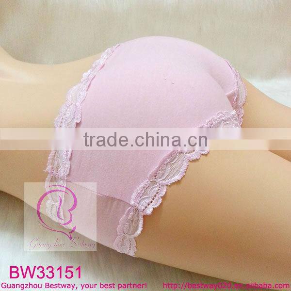 Soft cotton pink undergarments for women