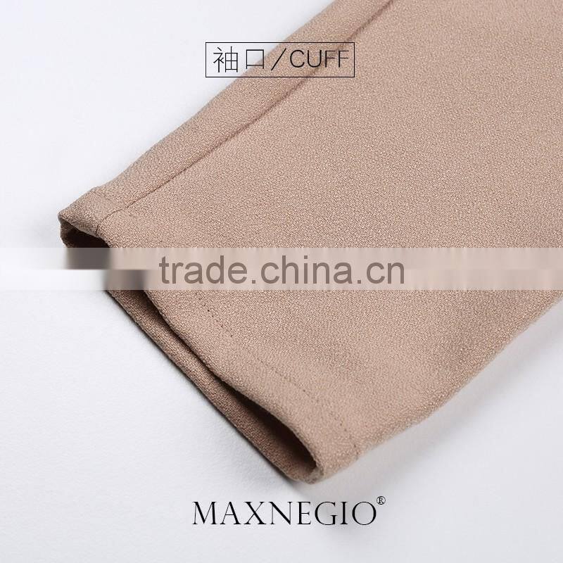 Nice design high quality guangzhou women clothes manufacturer elegant latest fashion casual dress designs 2016