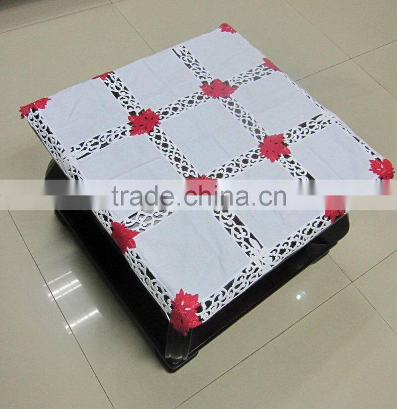 machine crochet cotton lace doliy