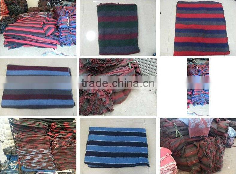 striped colorful blanket